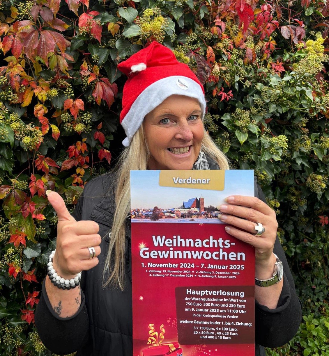 Weihnachts-Gewinnwochen vom 1. November 2024 bis 7. Januar 2025